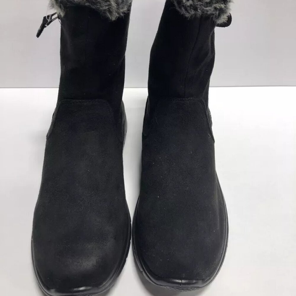 Tundra Women’s Miriam, Black Zip Mid Calf Boots, Size 10M - Picture 3 of 6